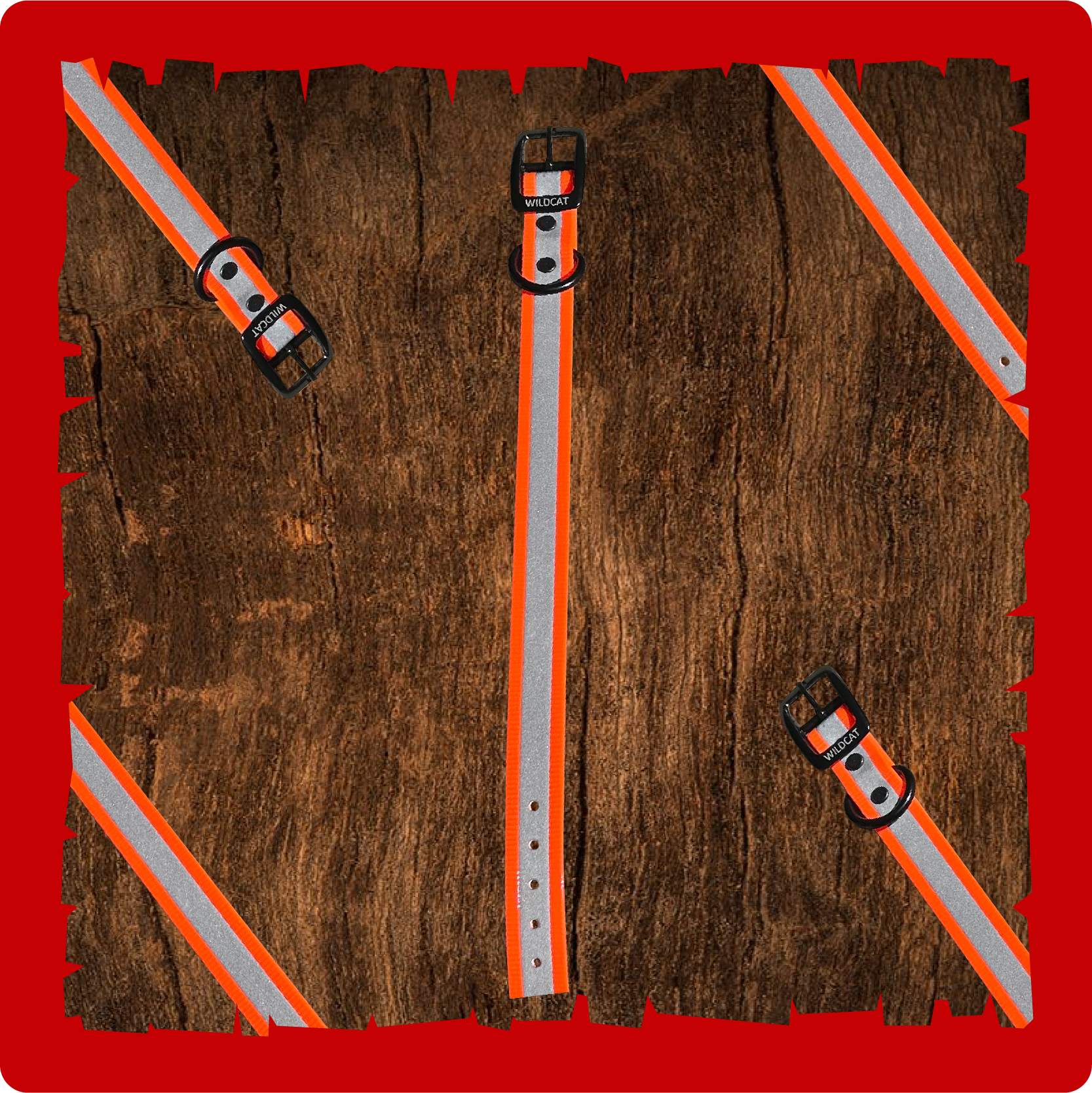 "1” dayglo garmin replacement collars