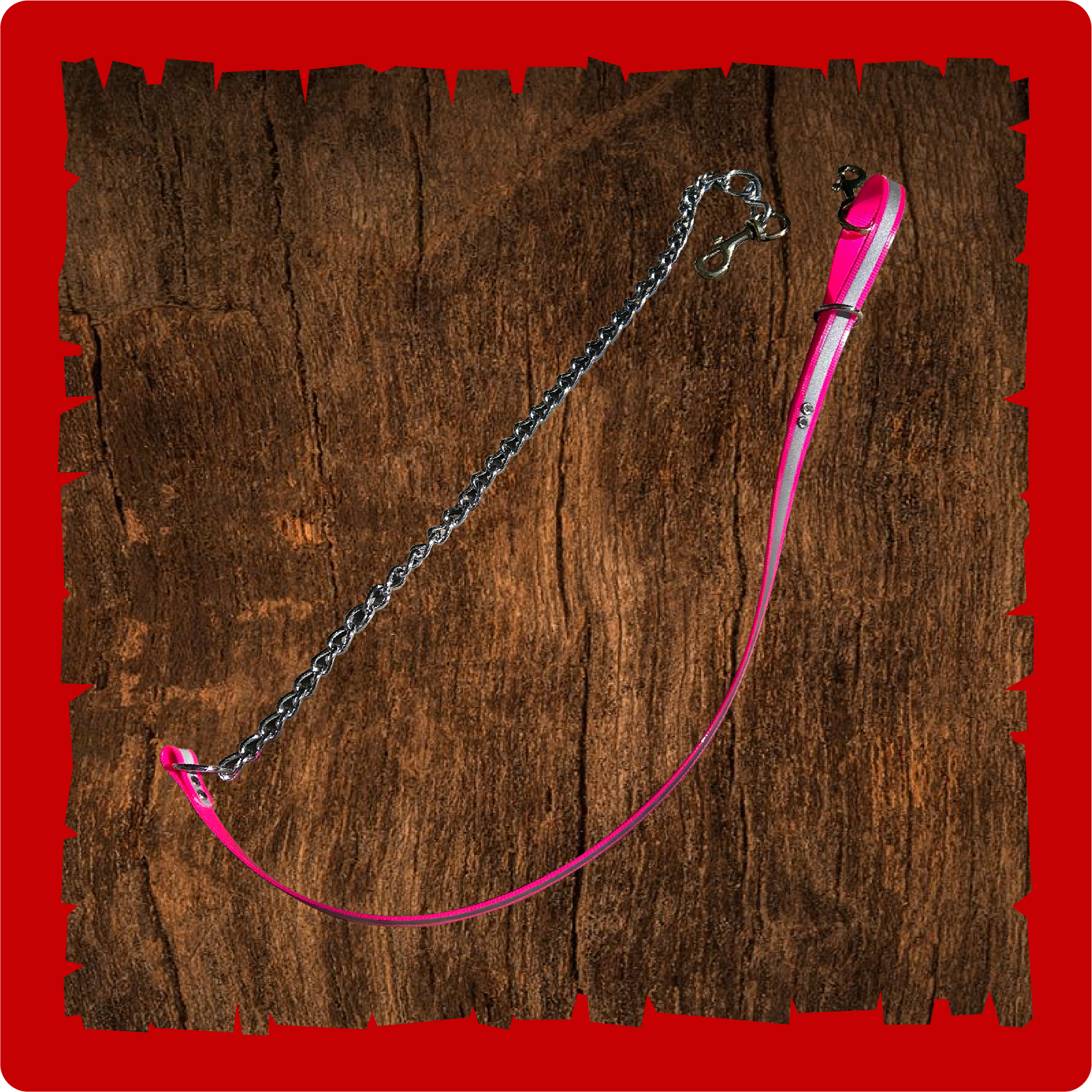 Dayglo Tree lead with chain